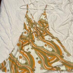 Flowy cotton 1970s esq dress